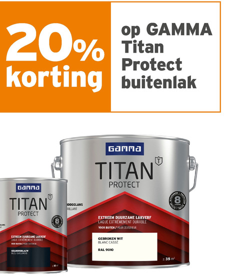 Gamma Huismerk   buitenlak folder aanbieding bij  Gamma - details