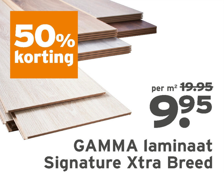 Gamma Huismerk   laminaat folder aanbieding bij  Gamma - details