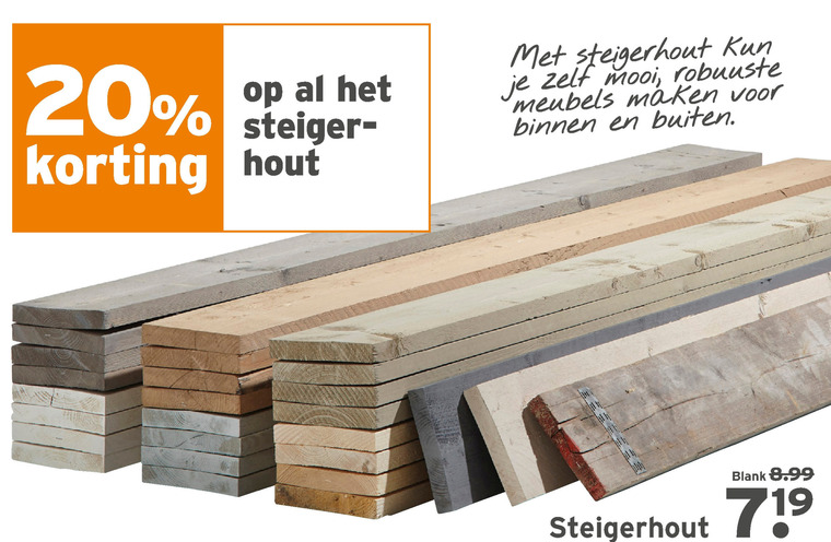 tekort optocht De schuld geven steigerhout folder aanbieding bij Gamma - details