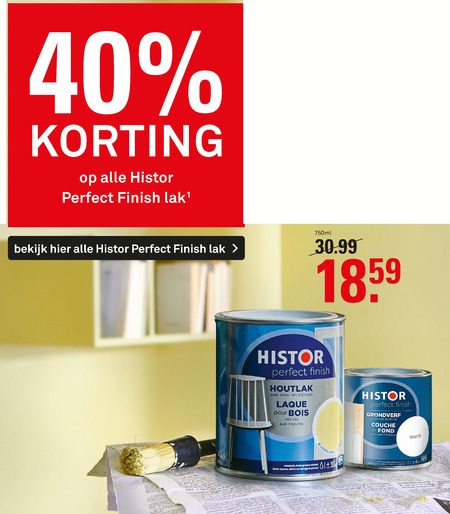 Histor   lak folder aanbieding bij  Karwei - details