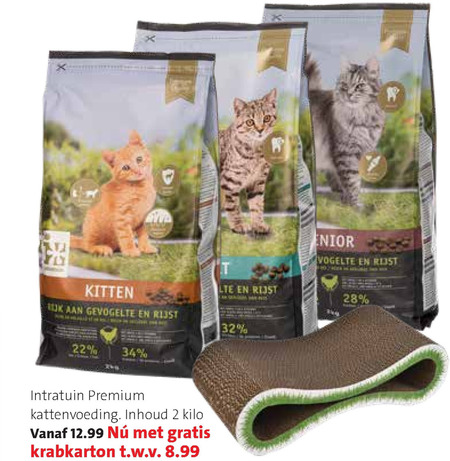 Intratuin Huismerk   kattenvoer folder aanbieding bij  Intratuin - details