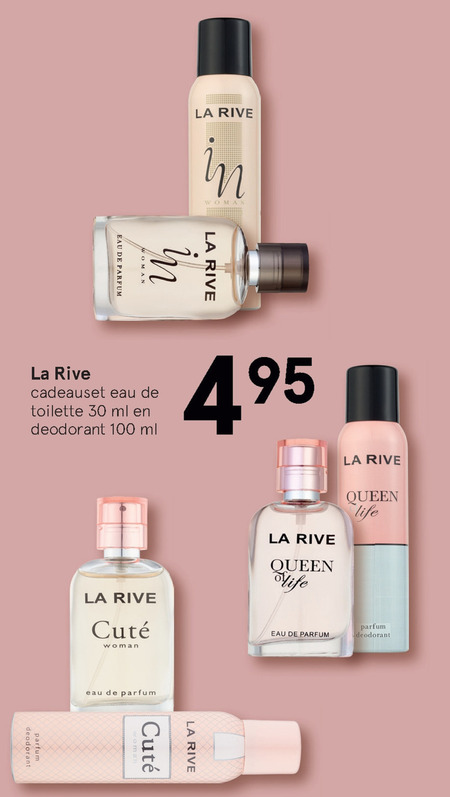 La Rive   eau de toilette folder aanbieding bij  Etos - details