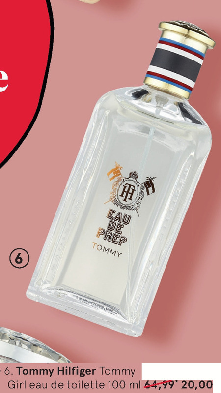 Tommy Hilfiger   eau de toilette folder aanbieding bij  Etos - details