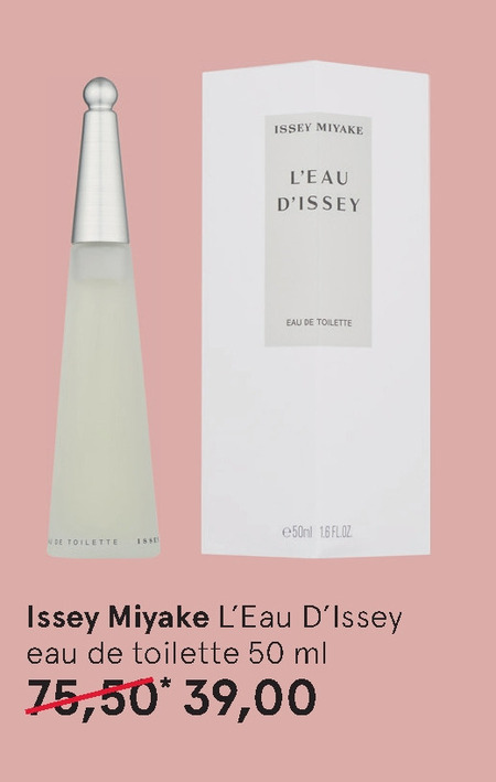 Issey Miyake   eau de toilette folder aanbieding bij  Etos - details