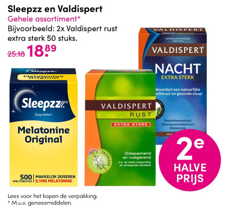 Sleepzz   voedingssupplement folder aanbieding bij  DA - details