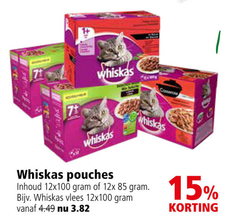 Whiskas   kattenvoer folder aanbieding bij  Welkoop - details