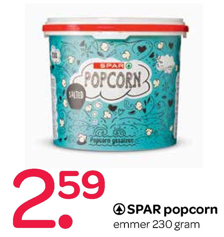 Spar Huismerk   popcorn folder aanbieding bij  Spar - details