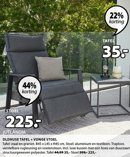 Jutlandia   tuin fauteuil folder aanbieding bij  Jysk - details