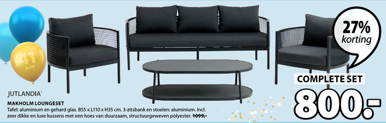 Jutlandia   loungeset folder aanbieding bij  Jysk - details