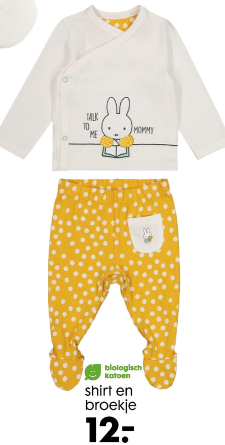 Hema huismerk   babybroek, baby t-shirt folder aanbieding bij  Hema - details