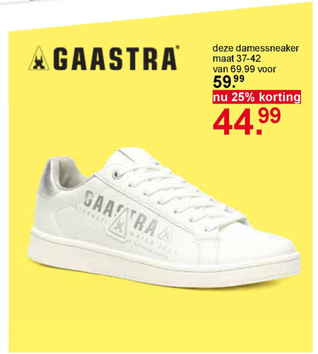 Gaastra sneakers folder aanbieding bij Scapino - details