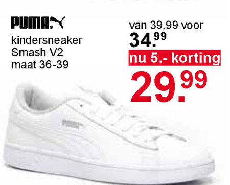 winnen afdeling verdieping Puma meisjes sneakers, jongens sneakers folder aanbieding bij Scapino - details winnen afdeling verdieping Puma meisjes sneakers, jongens sneakers folder aanbieding bij Scapino - details