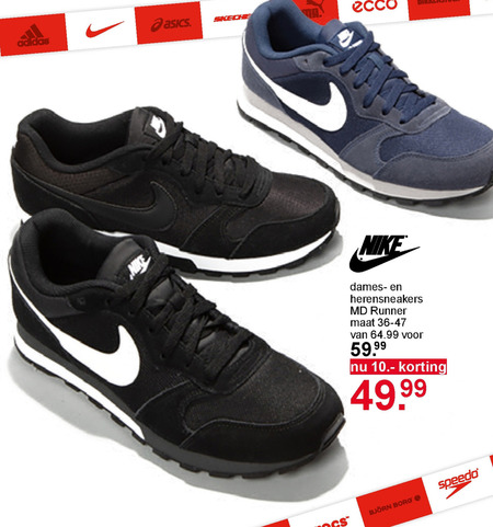 Nike   heren sneakers, dames sneakers folder aanbieding bij  Scapino - details