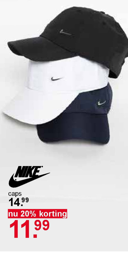 genoeg Lam Flash Nike cap folder aanbieding bij Scapino - details