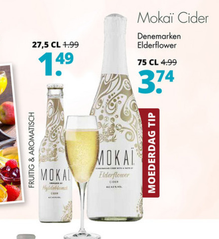 Mokai   appelcider folder aanbieding bij  Mitra - details