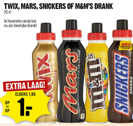 Mars   chocolademelk folder aanbieding bij  Dirck III - details