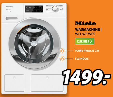 Miele   wasmachine folder aanbieding bij  Expert - details