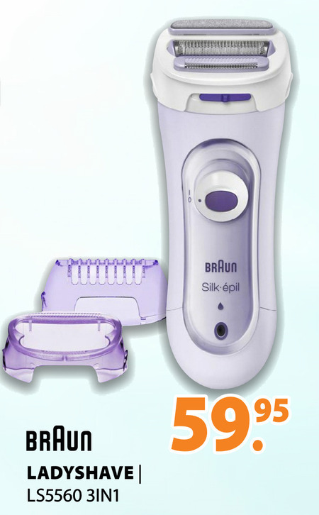 Braun   ladyshave folder aanbieding bij  Expert - details