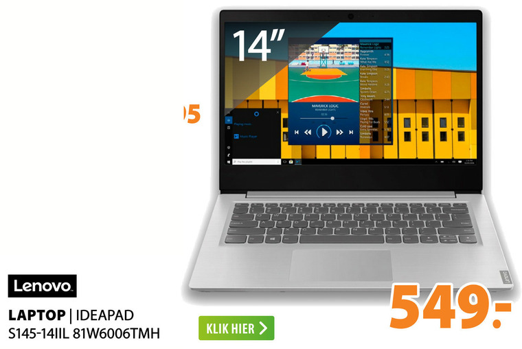 Lenovo   notebook folder aanbieding bij  Expert - details