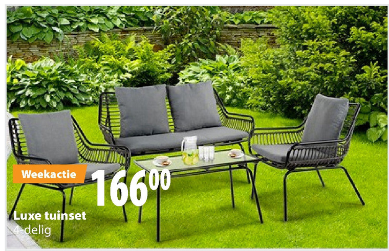 tuinmeubelset folder aanbieding bij Action details