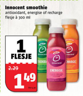 Innocent   fruitsmoothie folder aanbieding bij  Poiesz - details