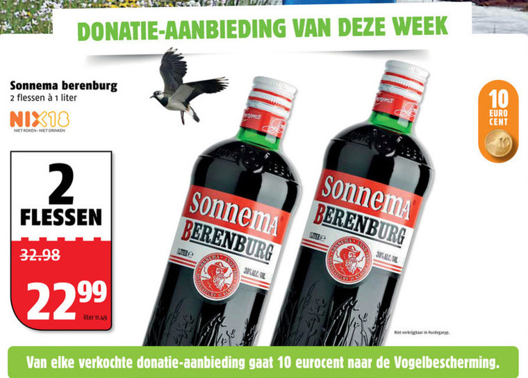 Sonnema   berenburg folder aanbieding bij  Poiesz - details