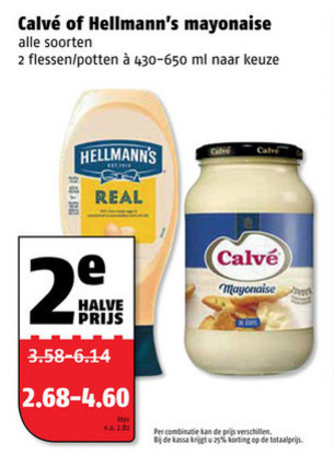 Hellmans   mayonaise folder aanbieding bij  Poiesz - details