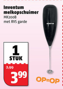 Inventum   melkopschuimer folder aanbieding bij  Poiesz - details