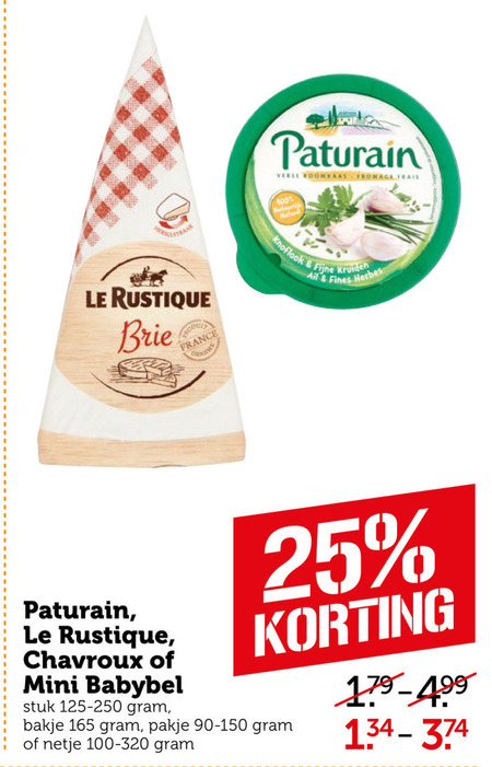 Babybel   geitenkaas, brie folder aanbieding bij  Coop - details