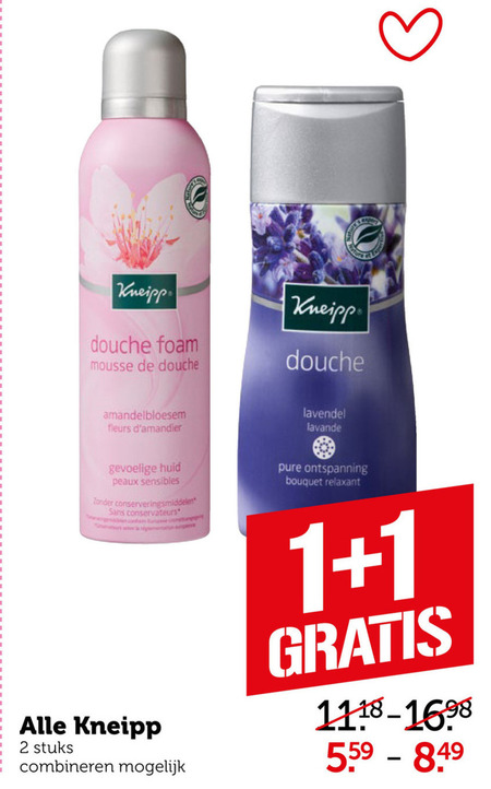 Kneipp   douchegel folder aanbieding bij  Coop - details