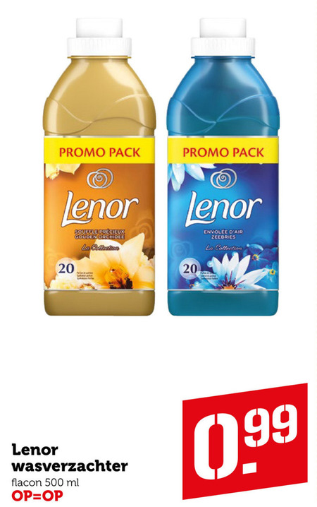 Lenor   wasverzachter folder aanbieding bij  Coop - details