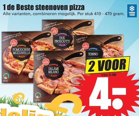 1 De Beste   diepvriespizza folder aanbieding bij  Dirk - details