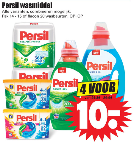 Persil   wasmiddel folder aanbieding bij  Dirk - details