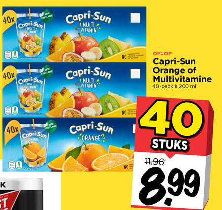 Capri-Sun   fruitdrank folder aanbieding bij  Vomar - details