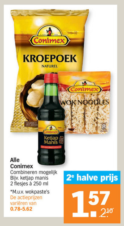 Conimex   ketjap, oosterse keuken folder aanbieding bij  Albert Heijn - details