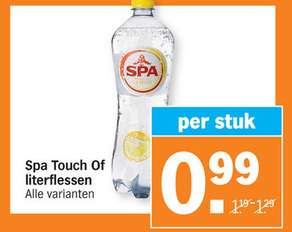 Spa en Fruit   fruitdrank folder aanbieding bij  Albert Heijn - details