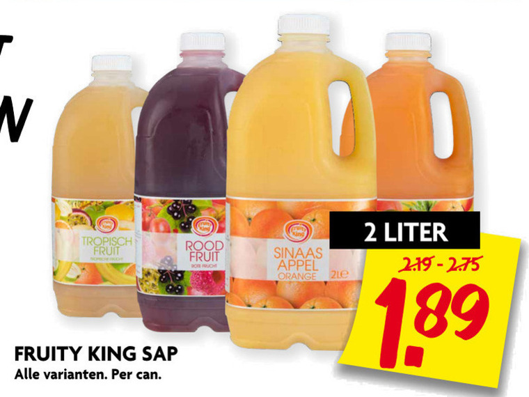 Fruity King   fruitdrank folder aanbieding bij  Dekamarkt - details