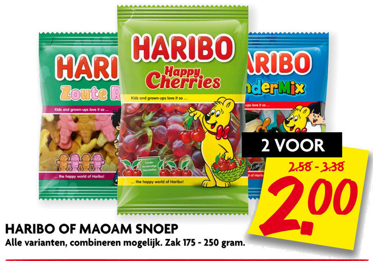 Haribo   snoep folder aanbieding bij  Dekamarkt - details