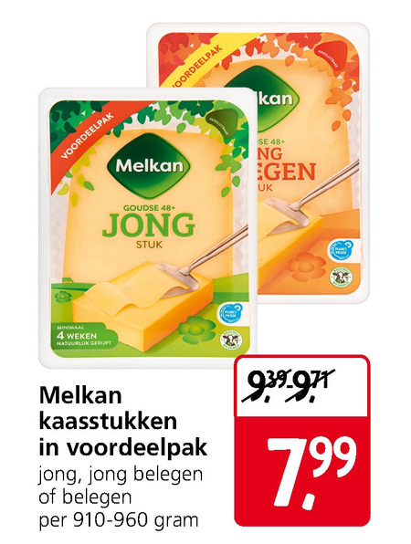 Melkan   kaas folder aanbieding bij  Jan Linders - details