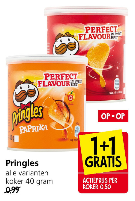 Pringles   chips folder aanbieding bij  Jan Linders - details