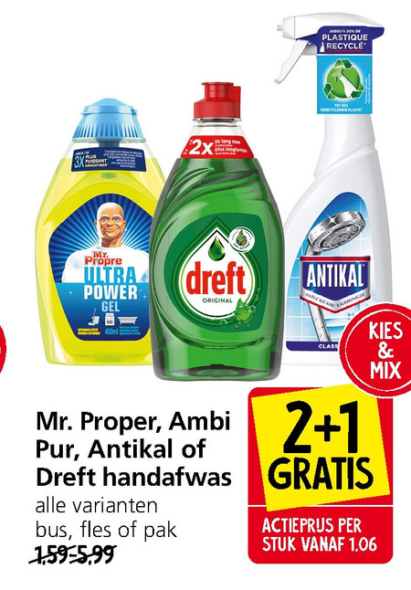 Antikal   luchtverfrisser, allesreiniger folder aanbieding bij  Jan Linders - details