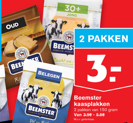 Beemster   kaasplakken folder aanbieding bij  Hoogvliet - details