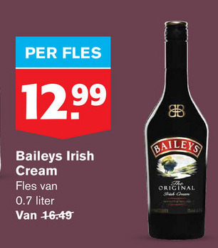 Baileys   likeur folder aanbieding bij  Hoogvliet - details