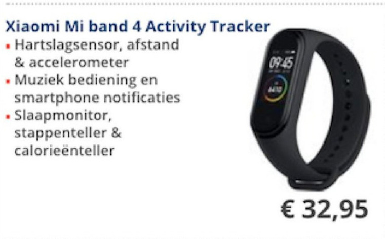 Xiaomi   activiteitenmeter folder aanbieding bij  Informatique - details