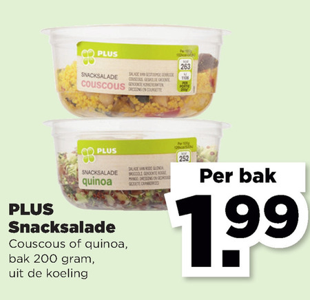 Plus Huismerk   salade folder aanbieding bij  Plus - details