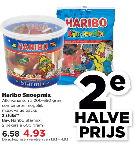 Haribo   snoep folder aanbieding bij  Plus - details