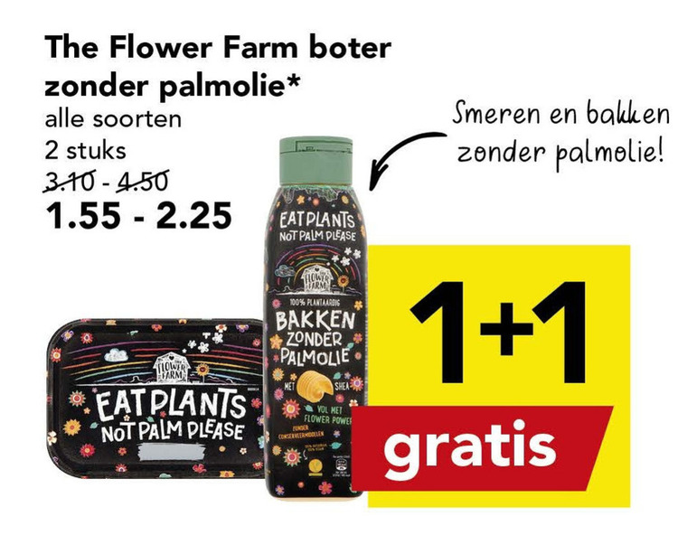 Flower Farm   olie en vetten, margarine folder aanbieding bij  Deen - details