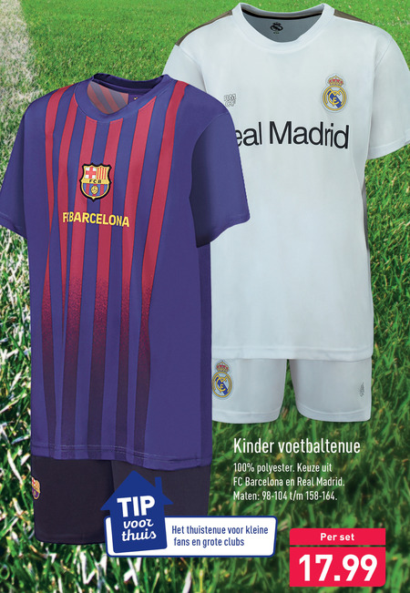 FC Barcelona   jongens voetbalkleding folder aanbieding bij  Aldi - details