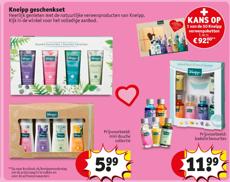 Kneipp   geschenkset folder aanbieding bij  Kruidvat - details