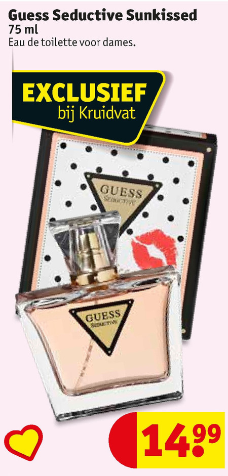 Guess   eau de toilette folder aanbieding bij  Kruidvat - details